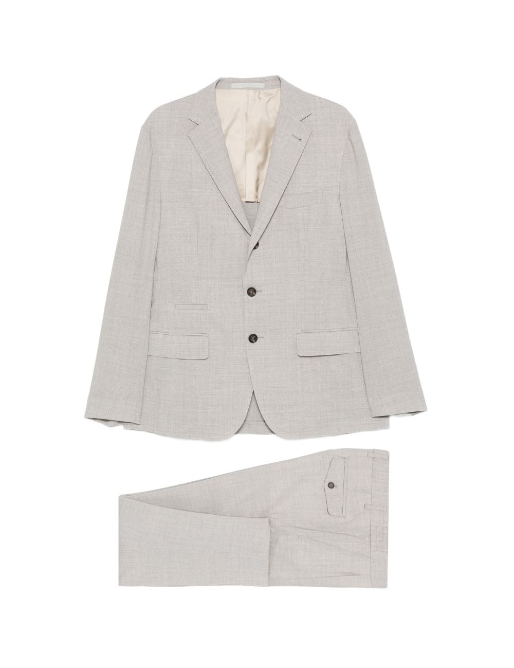 Completo monopetto in grigio Eleventy - uomo 