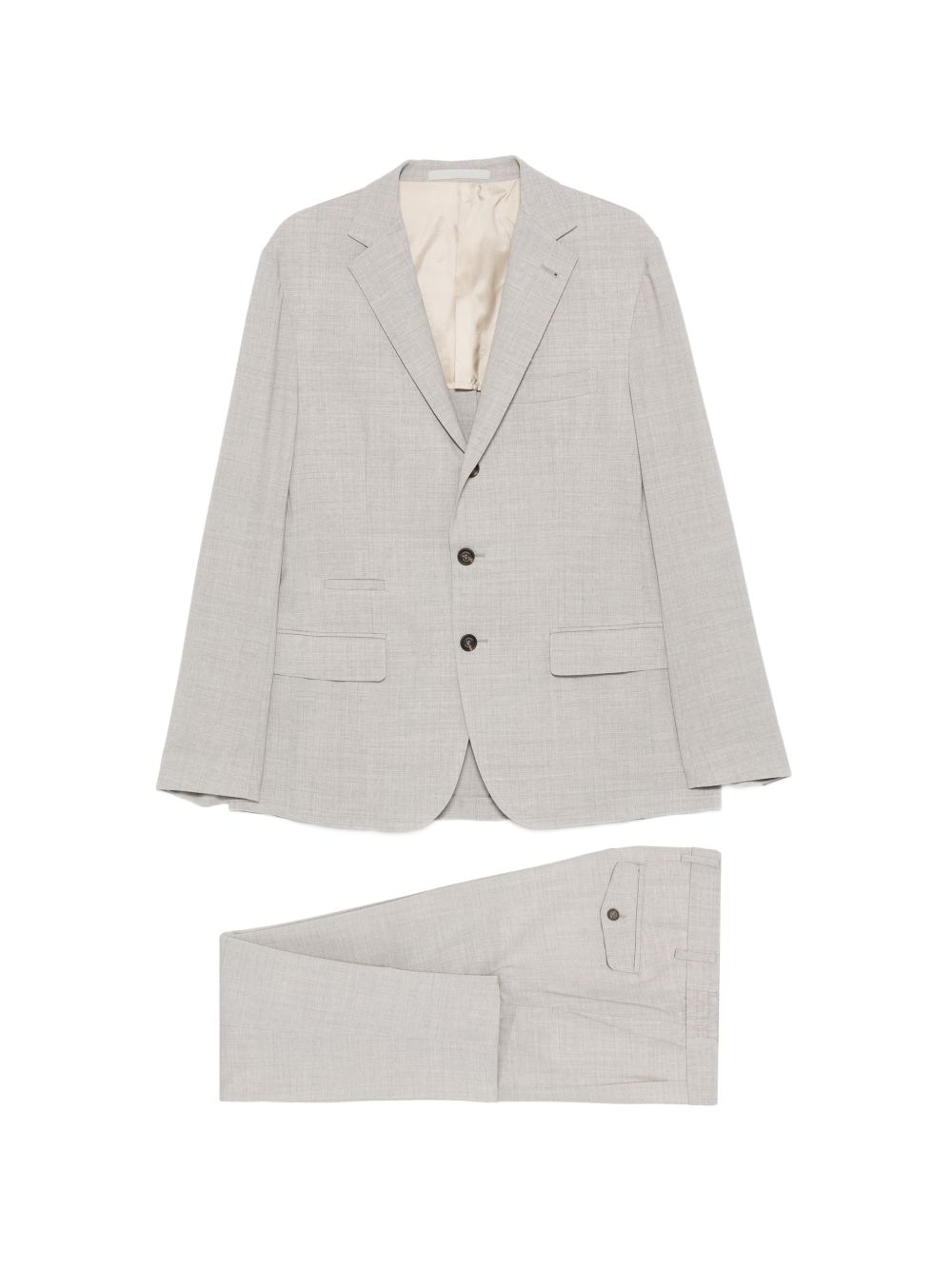 Completo monopetto in grigio Eleventy - uomo 