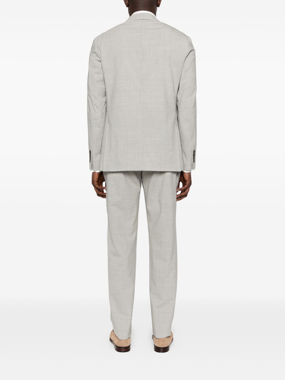 Completo monopetto in grigio Eleventy - uomo 