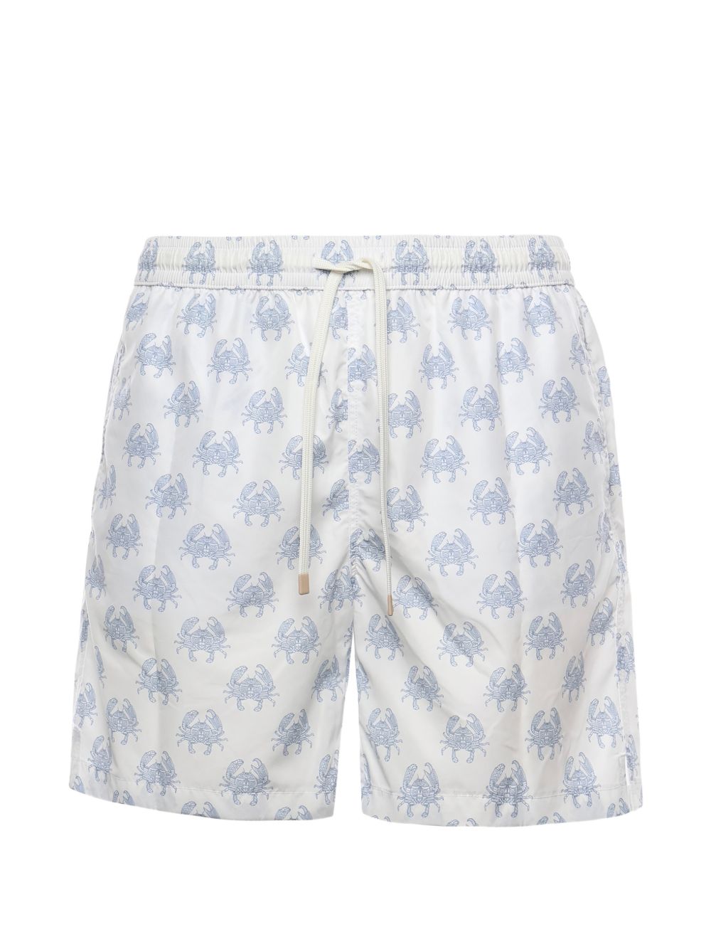 Pantaloncini da bagno con stampa granchio in bianco Eleventy - uomo 