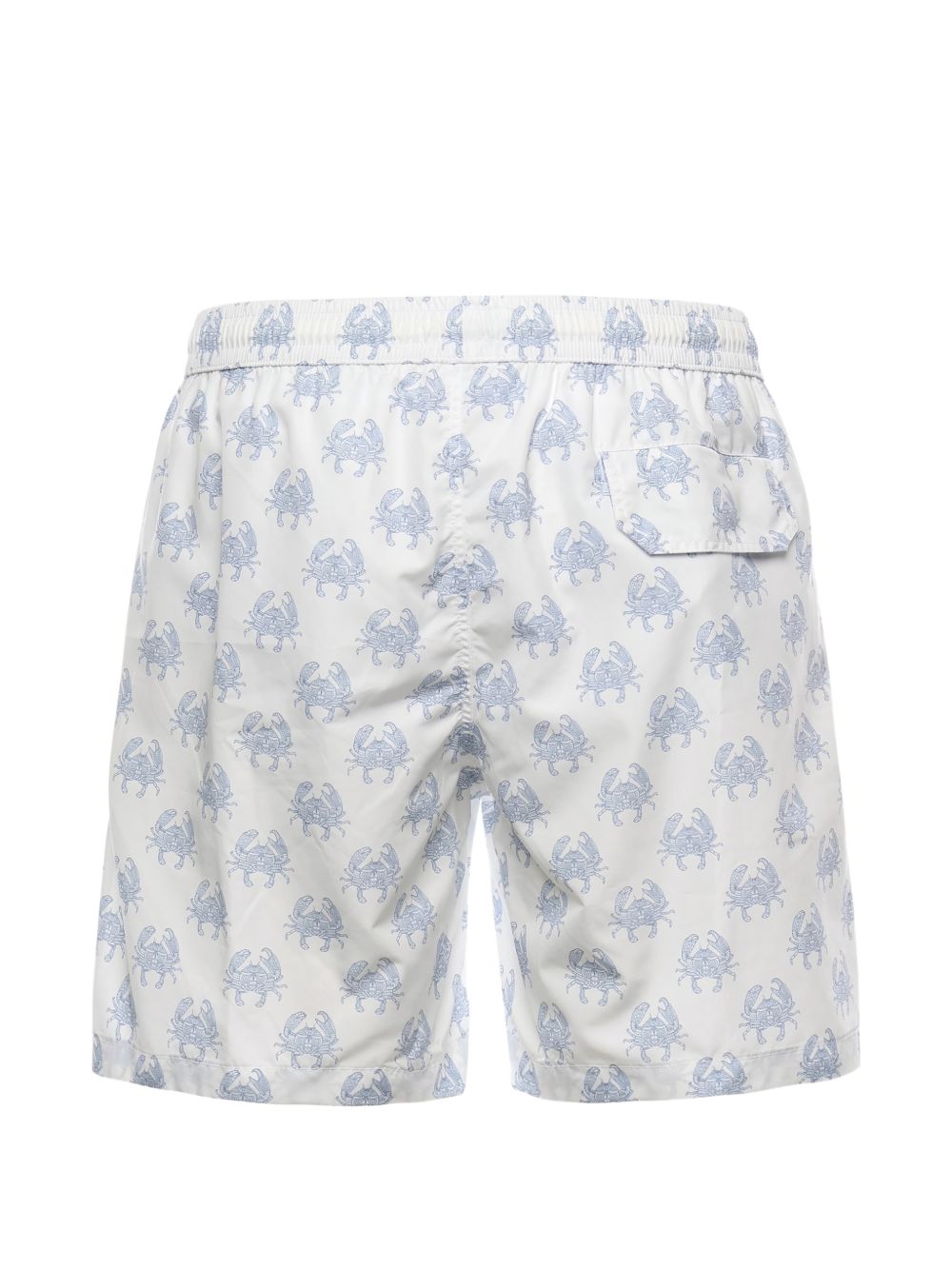 Pantaloncini da bagno con stampa granchio in bianco Eleventy - uomo 