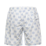 Pantaloncini da bagno con stampa granchio in bianco Eleventy - uomo 