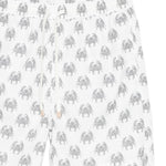 Pantaloncini da bagno con stampa granchio in bianco e nero Eleventy - uomo 