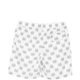 Pantaloncini da bagno con stampa granchio in bianco e nero Eleventy - uomo 
