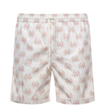 Pantaloncini da bagno con stampa granchio in bianco Eleventy - uomo 