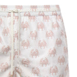 Pantaloncini da bagno con stampa granchio in bianco Eleventy - uomo 