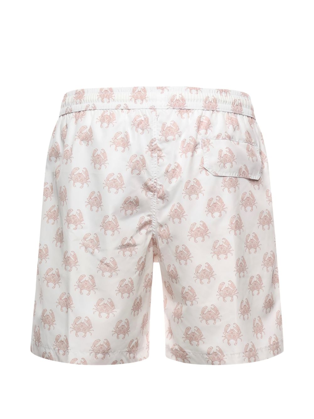 Pantaloncini da bagno con stampa granchio in bianco Eleventy - uomo 