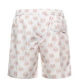 Pantaloncini da bagno con stampa granchio in bianco Eleventy - uomo 