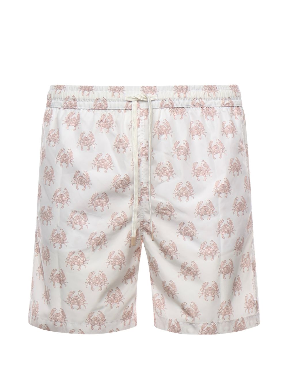 Pantaloncini da bagno con stampa granchio in bianco Eleventy - uomo 