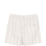 Pantaloncini da mare a righe in bianco Eleventy - uomo 