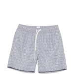 Pantaloncini da bagno con motivo geometrico in blu Eleventy - uomo 
