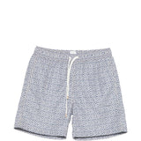 Pantaloncini da bagno con motivo geometrico in blu Eleventy - uomo 