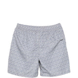 Pantaloncini da bagno con motivo geometrico in blu Eleventy - uomo 