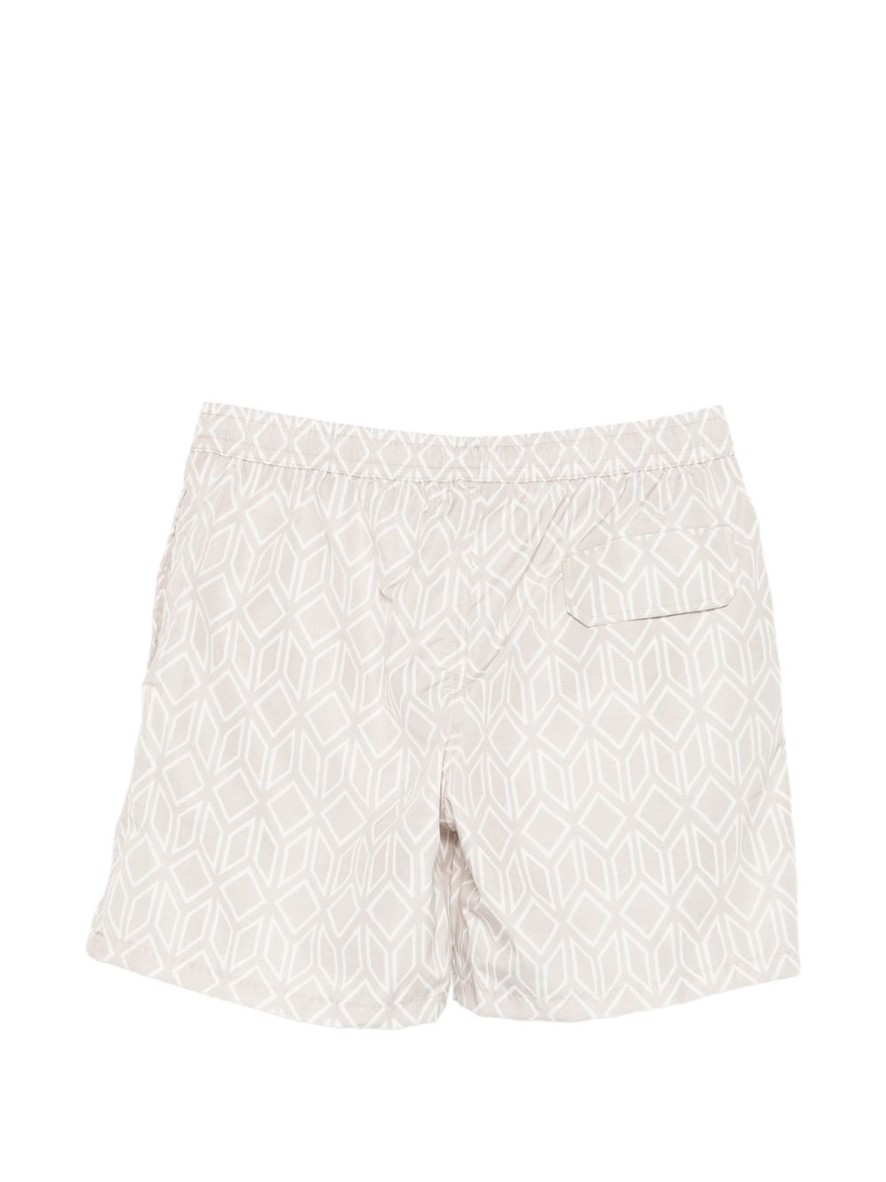 Costume da bagno con motivo geometrico in beige Eleventy - uomo 