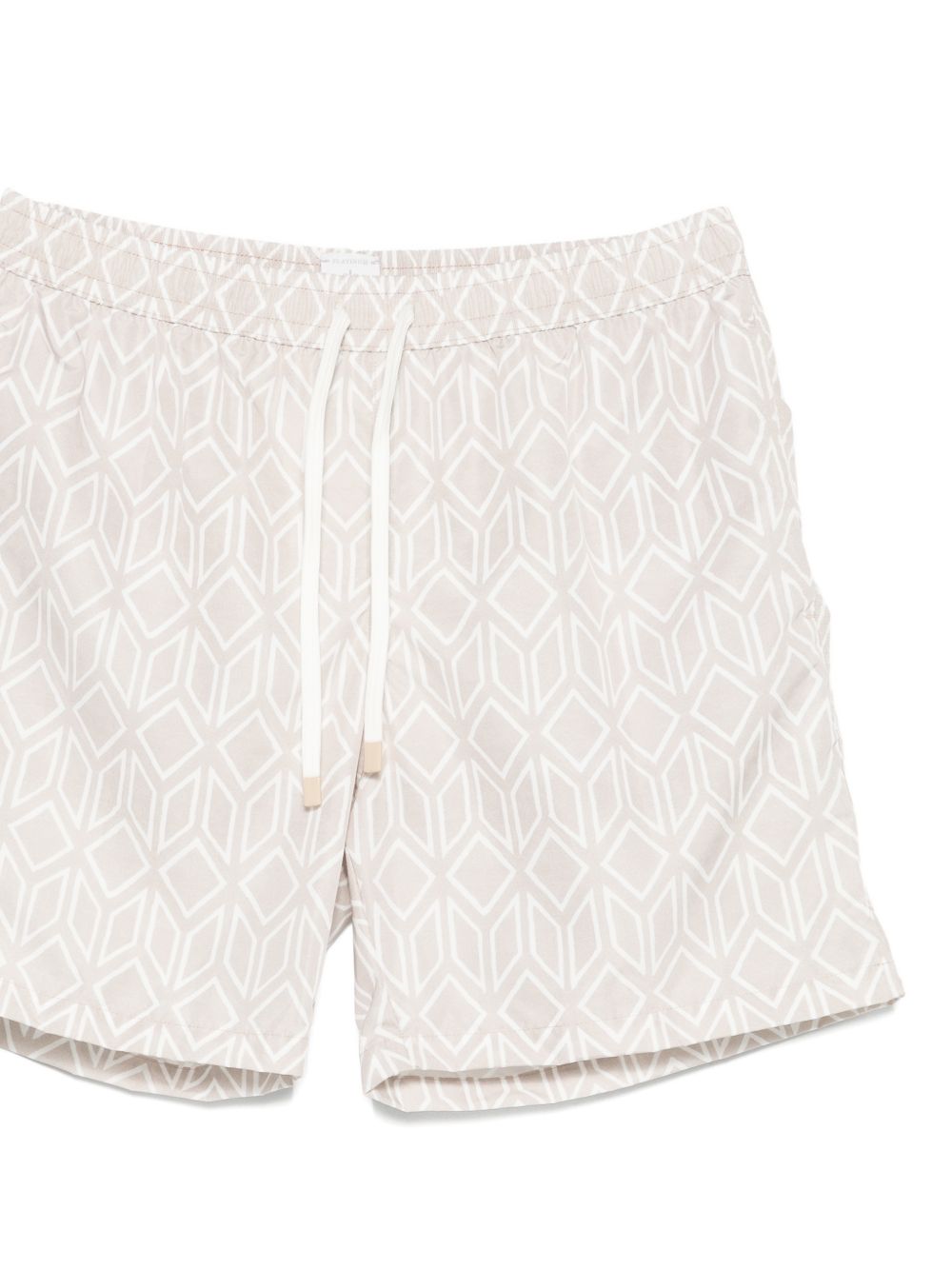 Costume da bagno con motivo geometrico in beige Eleventy - uomo 
