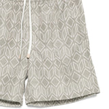 Pantaloncini da bagno con motivo geometrico in verde Eleventy - uomo 