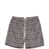Pantaloncini da bagno con motivo geometrico in grigio Eleventy - uomo 