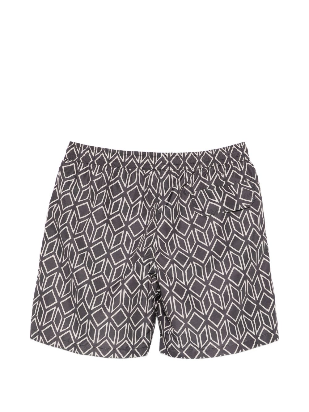 Pantaloncini da bagno con motivo geometrico in grigio Eleventy - uomo 
