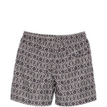 Pantaloncini da bagno con motivo geometrico in grigio Eleventy - uomo 