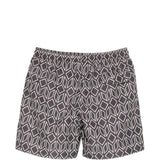 Pantaloncini da bagno con motivo geometrico in grigio Eleventy - uomo 
