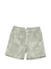 Men's Eleventy green paisley print swimming shorts