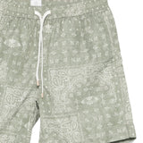 Pantaloncini da bagno con motivo paisley in verde Eleventy - uomo 