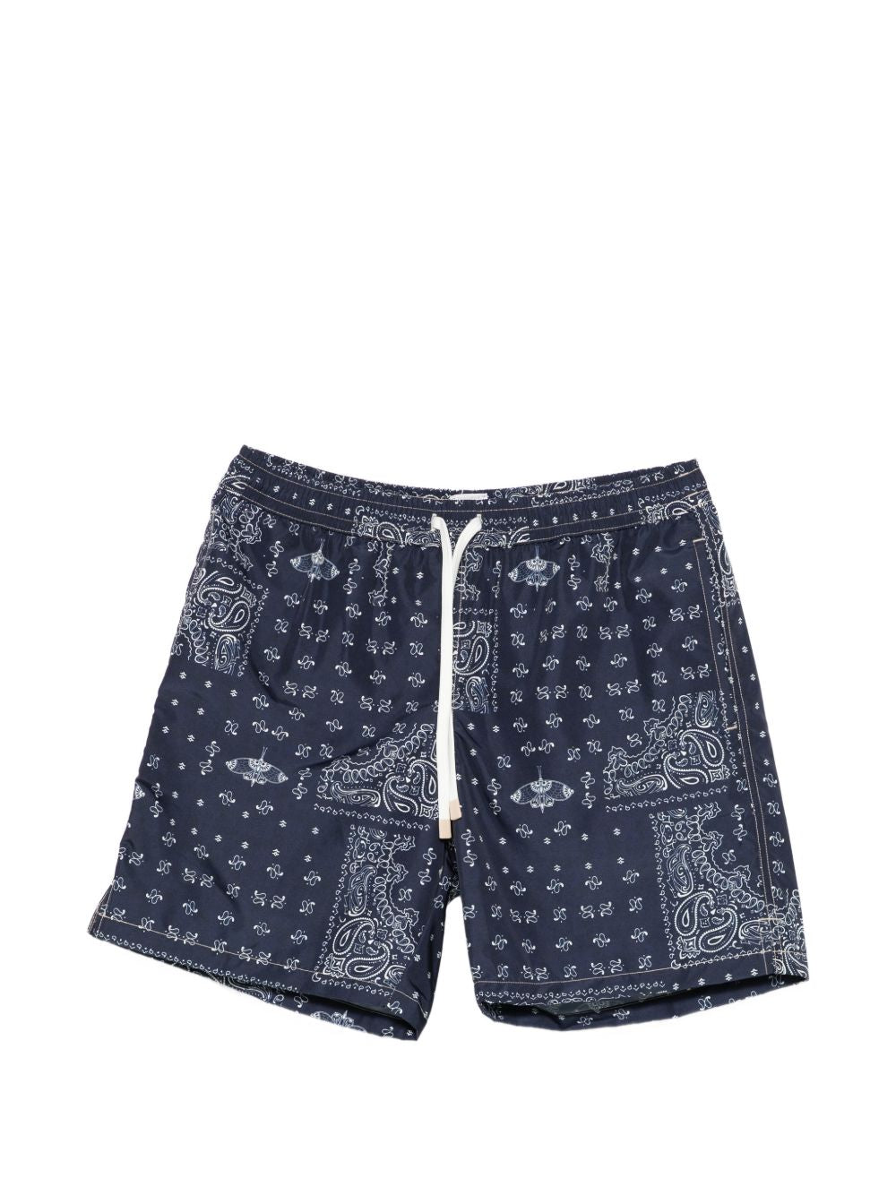 Pantaloncini da bagno con motivo paisley in blu Eleventy - uomo 