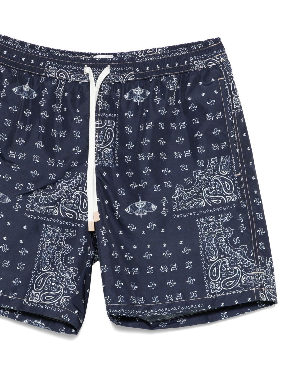 Pantaloncini da bagno con motivo paisley in blu Eleventy - uomo 