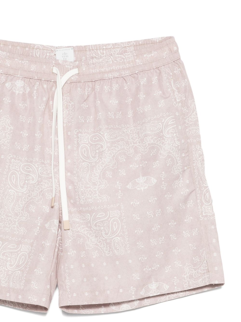 Pantaloncini da bagno con coulisse stampati in rosa Eleventy - uomo 