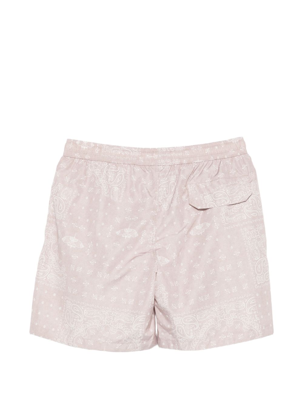 Pantaloncini da bagno con coulisse stampati in rosa Eleventy - uomo 