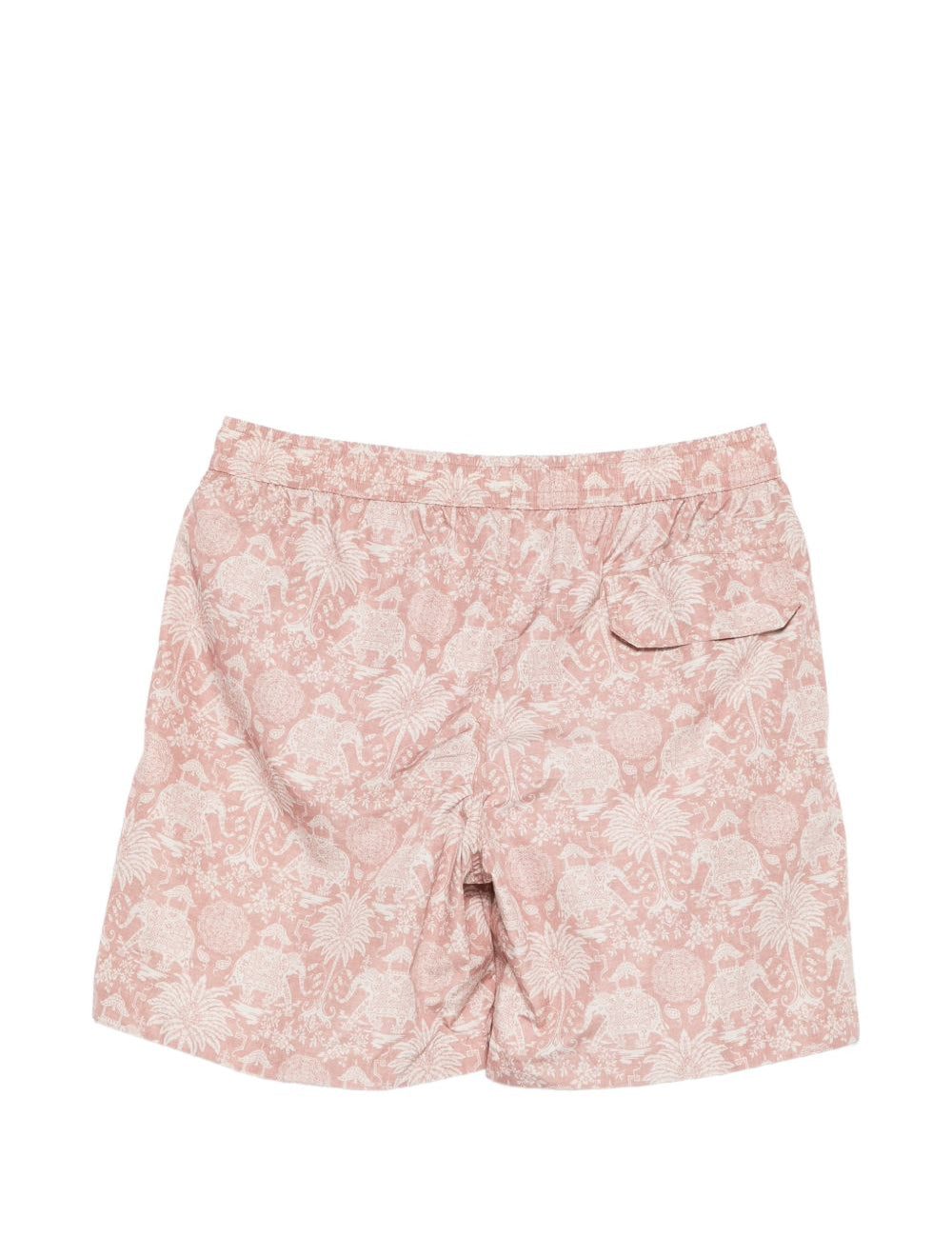 Pantaloncini da bagno con coulisse stampati in rosa Eleventy - uomo 