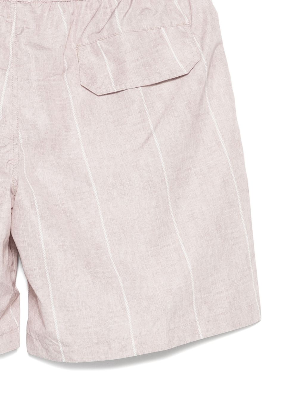Pantaloncini da bagno con coulisse stampati in beige Eleventy - uomo 