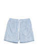 Eleventy men's light blue printed drawstring swim shorts