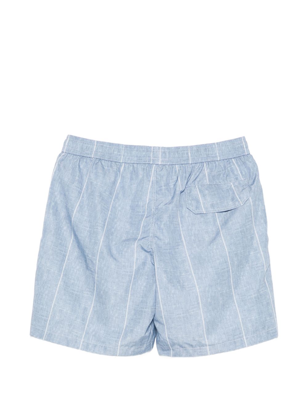 Pantaloncini da bagno con coulisse stampati in azzurro Eleventy - uomo 