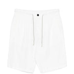 Shorts con coulisse in bianco Eleventy - uomo 