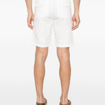 Shorts con coulisse in bianco Eleventy - uomo 
