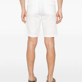 Shorts con coulisse in bianco Eleventy - uomo 