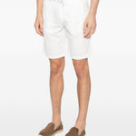 Shorts con coulisse in bianco Eleventy - uomo 