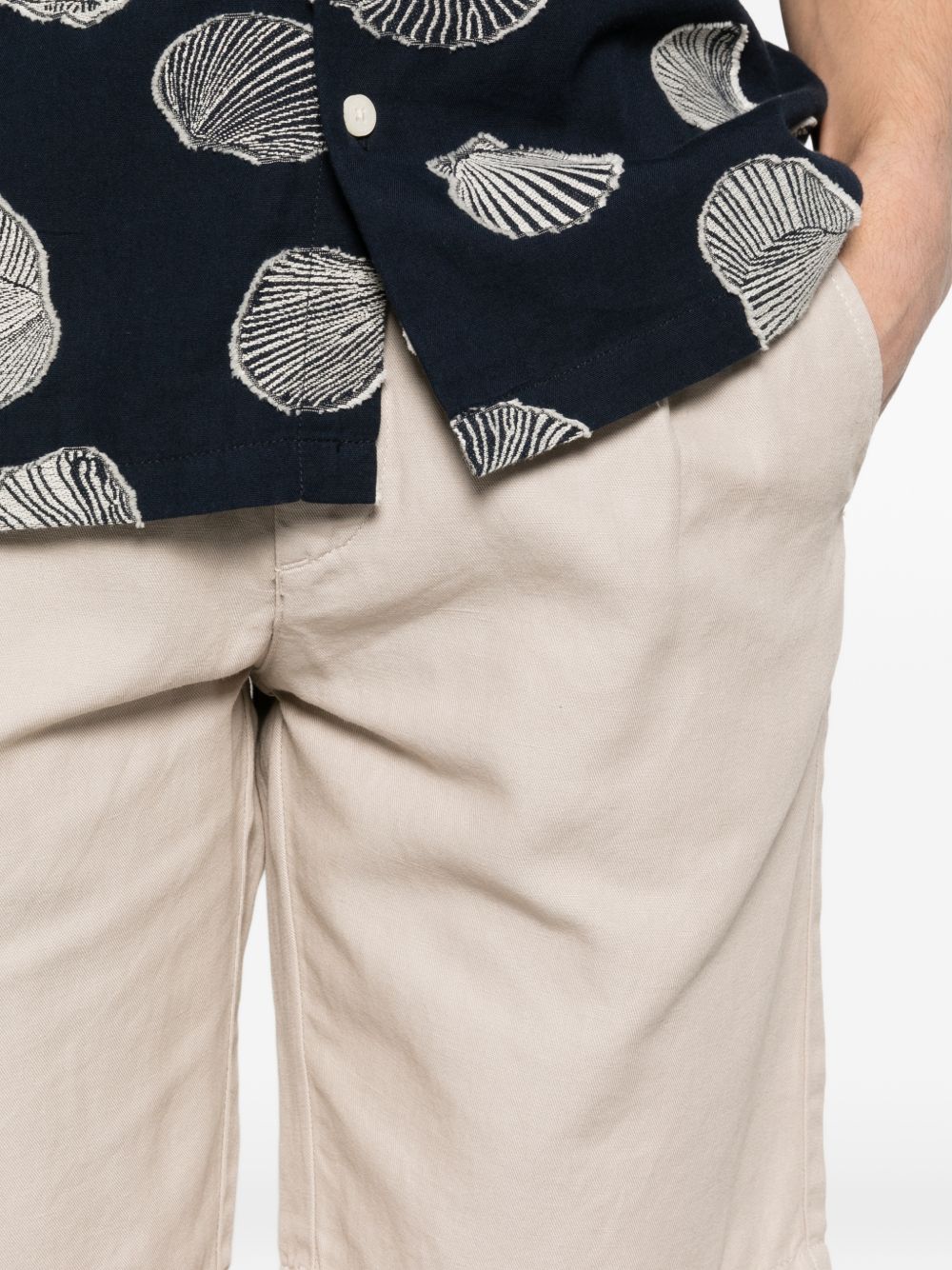 Shorts con coulisse in beige Eleventy - uomo 