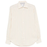 Camicia a righe in beige Eleventy - uomo 