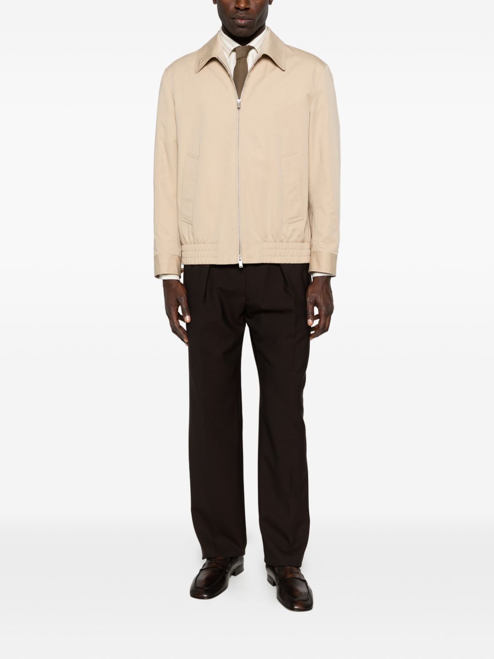 Camicia a righe in beige Eleventy - uomo 