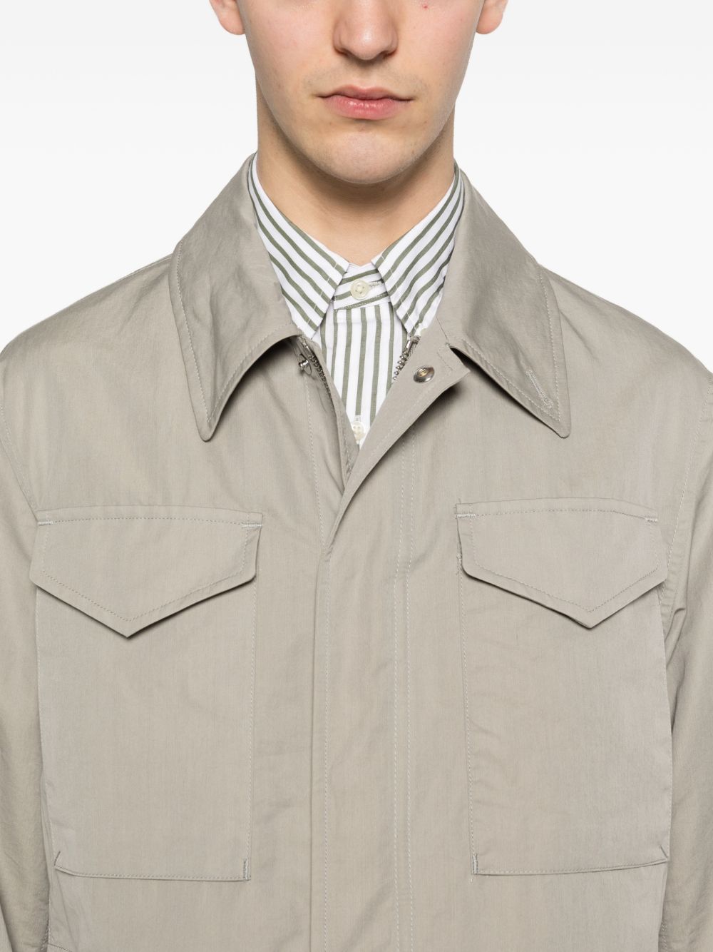 Giacca con tasche multiple in grigio Eleventy - uomo 