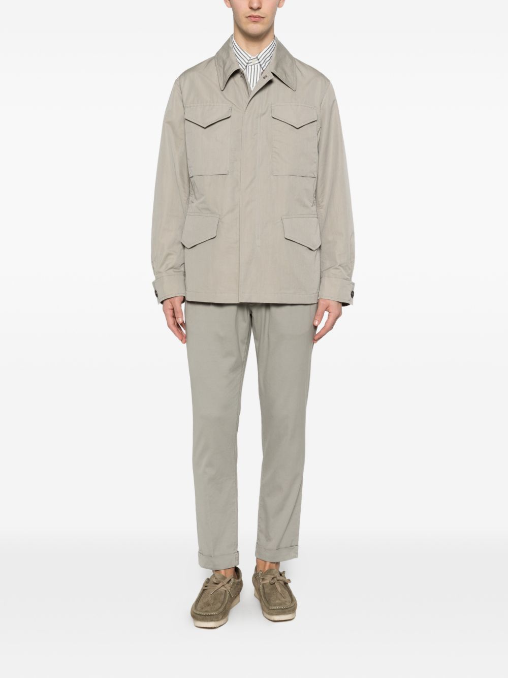 Giacca con tasche multiple in grigio Eleventy - uomo 
