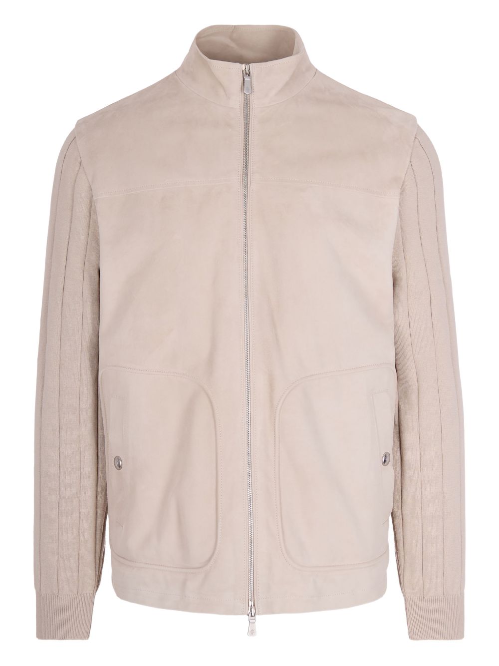 Giacca con inserti a coste in beige Eleventy - uomo 