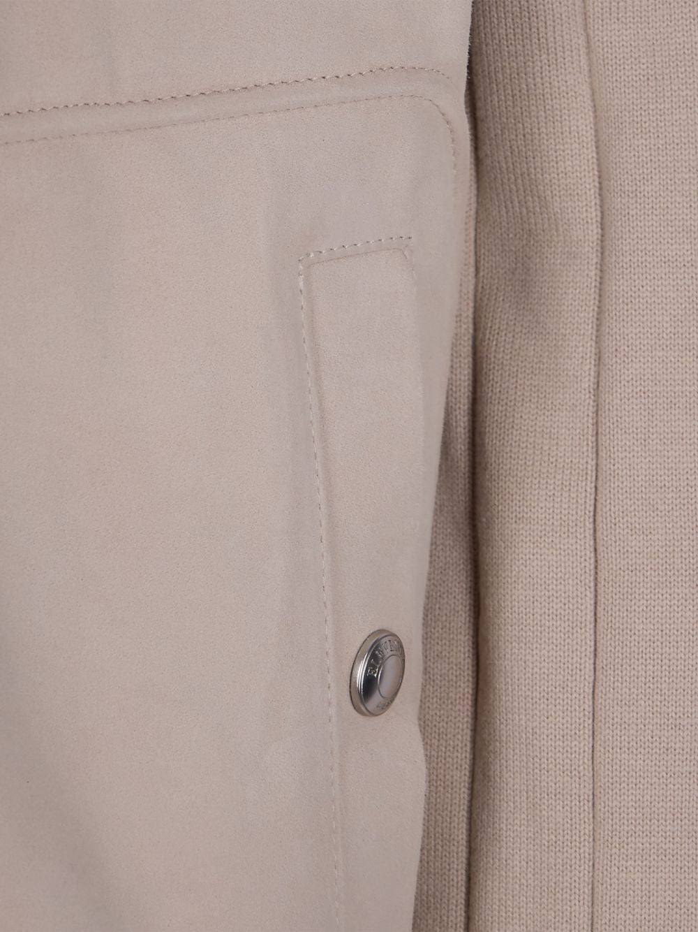 Giacca con inserti a coste in beige Eleventy - uomo 