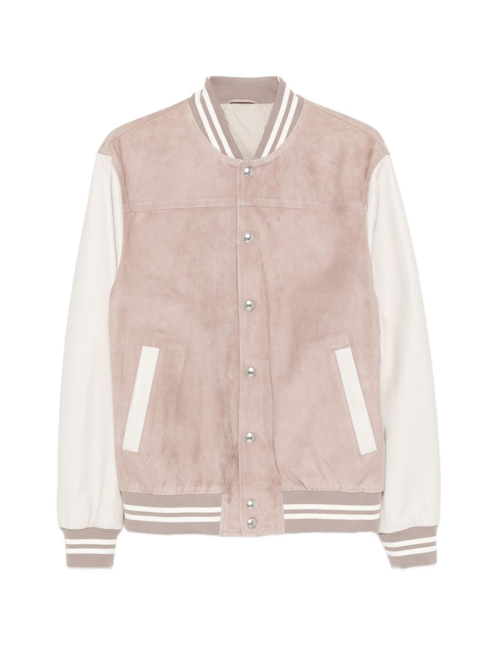 Bomber a righe in beige Eleventy - uomo 