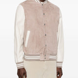 Bomber a righe in beige Eleventy - uomo 