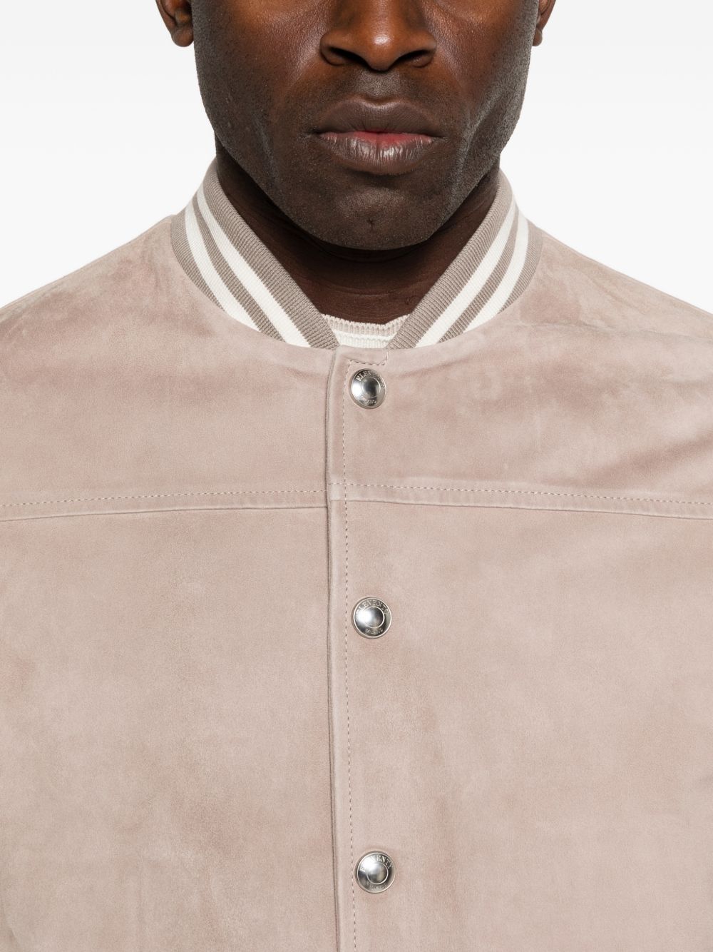 Bomber a righe in beige Eleventy - uomo 