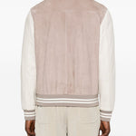Bomber a righe in beige Eleventy - uomo 