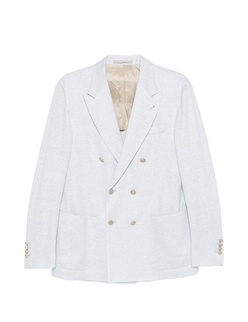 Blazer doppiopetto con bottoni in blu Eleventy - uomo 